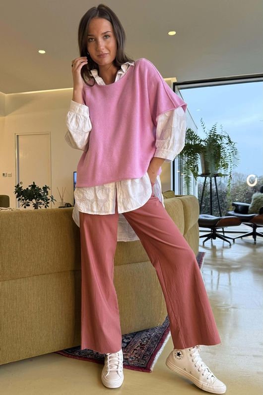 Luxury Raw Kick Magic Trouser Indian Red ~